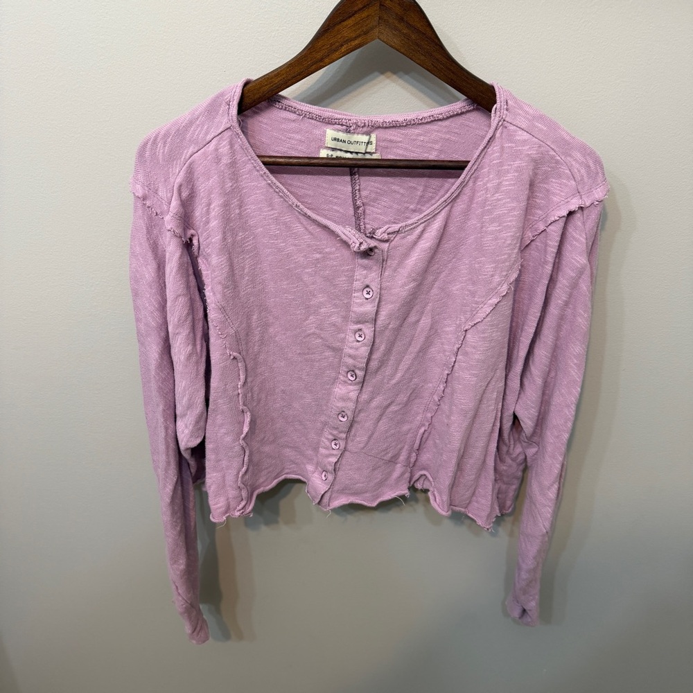 Urban Outfitters Lavender Button-Down Shirt